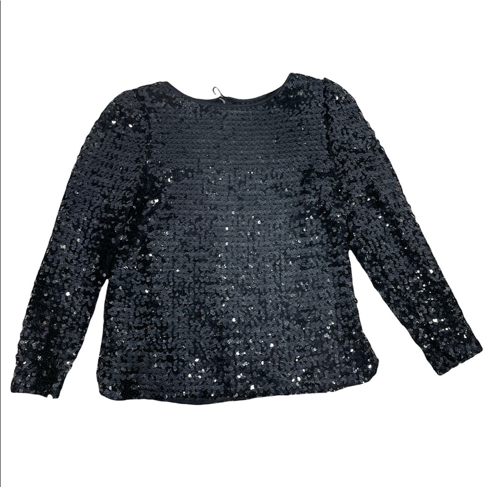 Black Sequin Top